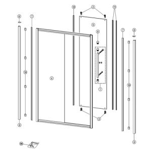 Huppe Enjoy victorian, 027352 set wieltjes *niet meer leverbaar*