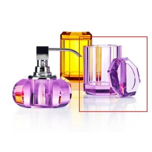 Decor Walther Crystal 0931480 KR BMD box met deksel Violet Crystal