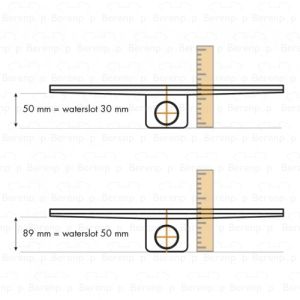Easy Drain onderdelen Multi - Fixt SERWS-30 waterslot 30mm
