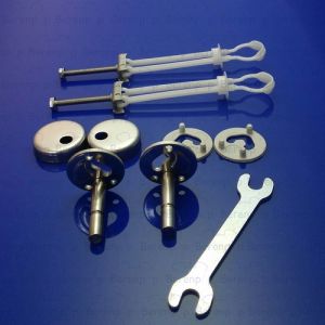 Villeroy en Boch Sentique 92205461 set verstelbare scharnieren chroom