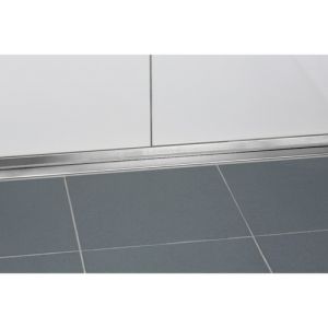 Blanke Aqua Deko 622280B32125 afsluitprofiel voor boven goot 1250x32mm RVS geborsteld