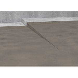 Blanke Aqua Keil 844280B100R afschotprofiel douchevloer 2000x10x40 rechts RVS geborsteld