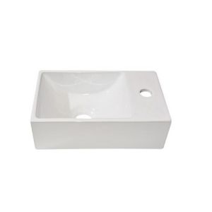 San4U 2501157 One Pack Wonder (rechts) fonteinset wit keramiek/ chroom