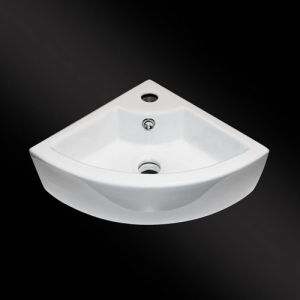 San4U 2503565 One Pack Floor fonteinset wit keramiek/ chroom