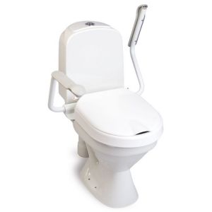 Etac Hi-Loo 803013162 toiletverhoger met deksel 6cm en armsteunen wit