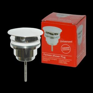 San4U 2501035 One Pack Zapa fonteinset wit keramiek/ chroom