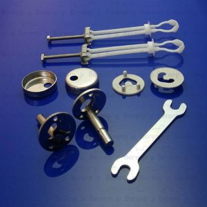 Villeroy en Boch Sentique 92205461 set verstelbare scharnieren chroom