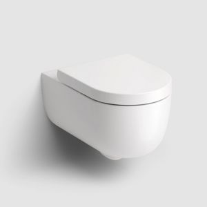 Clou Hammock CL040604020 toiletzitting met deksel mat wit