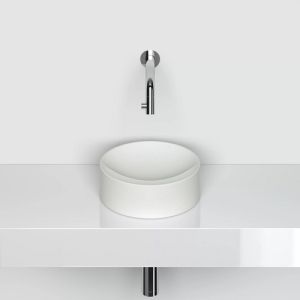 Clou Vale CL0302164 fontein 22cm zonder kranenbank mat wit keramiek