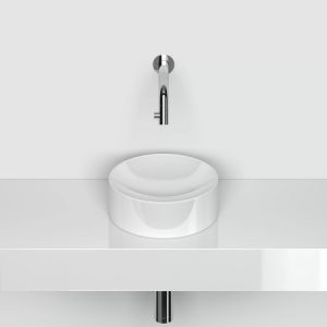 Clou Vale CL0303164 fontein 22cm zonder kranenbank glanzend wit keramiek