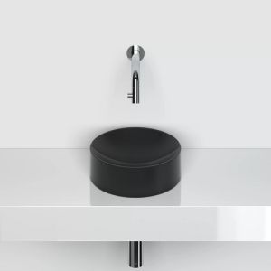 Clou Vale CL0330164 fontein 22cm zonder kranenbank mat zwart keramiek