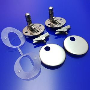 Duravit Darling New - Happy D.2 0061631000 scharnierset voor toiletzitting Darling New 002101/002109/006989 en Happy D.2 006451/006459