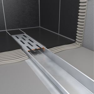 Easy Drain Compact 30 Flens EDCOMPR70030 douchegoot met RVS flens 70cm zijuitloop