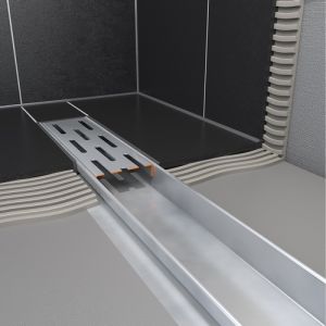 Easy Drain Compact 50 Flens EDCOMPR60050 douchegoot met RVS flens 60cm zijuitloop