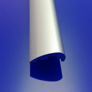 HSK E100050-2-01 waterdorpel, 100cm, alu mat zilver (set van 2, voor hoekinstap douchedeuren)