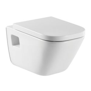 Roca The Gap A801472004 toiletzitting met deksel wit