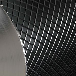 Brauer Carving 5-GM-083-B6 inbouw wastafelmengkraan met gebogen uitloop en afdekplaat model A2 gunmetal geborsteld PVD