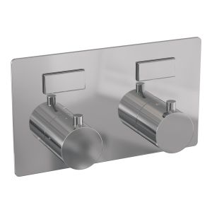 Brauer Edition 5-CE-166 thermostatische inbouw regendouche met drukknoppen SET 55 chroom