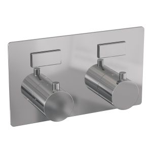 Brauer Edition 5-CE-182 thermostatische inbouw regendouche met drukknoppen SET 71 chroom