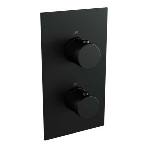 Brauer Edition 5-S-071 thermostatische inbouw regendouche 3-weg omstelling SET 44 mat zwart