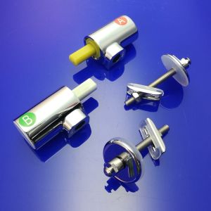 Geberit 244.202.00.1 set scharnieren voor wc-zitting SC QR F260