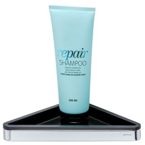 Geesa Frame 918803-02-06 hoekplanchet chroom/ zwart