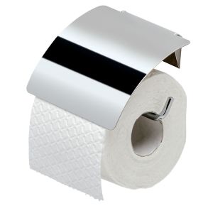 Geesa Hotel 91145 toiletrolhouder met klep chroom
