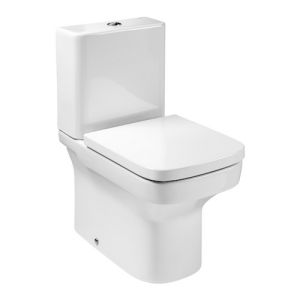 Roca Dama Compact A80178C004 toiletzitting met deksel wit