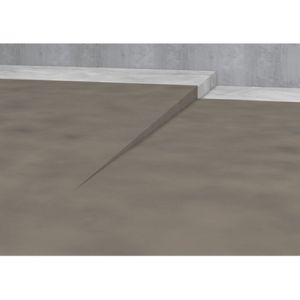 Blanke Aqua Keil 7542840110L afschotprofiel douchevloer 980x11x24 links RVS verchroomd