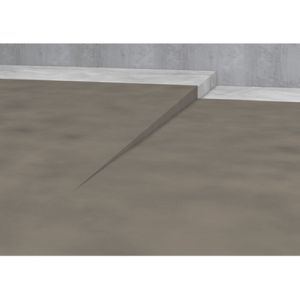 Blanke Aqua Keil 7542840125L afschotprofiel douchevloer 980x12,5x24 links RVS verchroomd