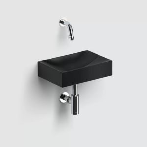 Clou Vale CL0330160 fontein 28x19cm mat zwart keramiek