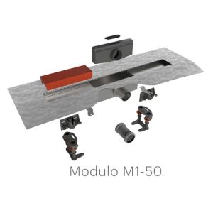 Easy Drain Compact 50 Modulo Stone EDM1NAT70050 douchegoot 70cm zijuitloop