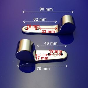 Sphinx 420 en 450 softclose S8H73001A20 set van 2 scharnieren chroom