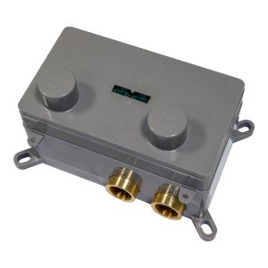 Brauer Edition 5-GG-208 thermostatische inbouw badkraan met drukknoppen SET 03 goud geborsteld PVD