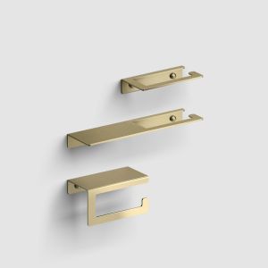 Clou Fold CL/09.04030.82 toiletrolhouder goud geborsteld PVD