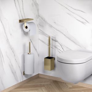 Clou Fold CL/09.04035.82 reserverolhouder goud geborsteld PVD
