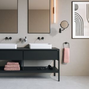 Geesa Topaz Black 917902-06-A glashouder zwart