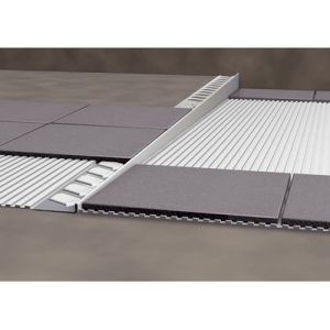 Blanke Aqua Keil 7552840080L afschotprofiel douchevloer 1480x8x32 links RVS verchroomd