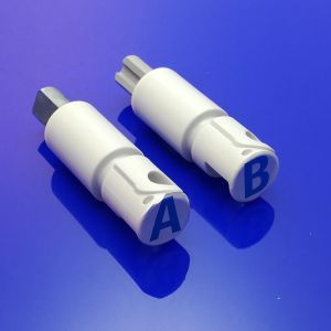 Duravit Vero 1004040000 scharnierset en softclose cilinder voor toiletzitting Vero 006769