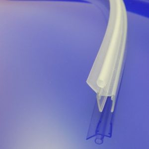 Exa-Lent Universal DS131006 kwartrond helder doucheprofiel 1 flapje 1 rondje 100cm - 6mm