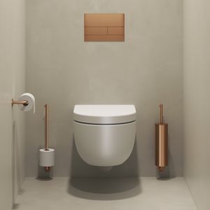 Clou Kaldur CL/09.05041.83 toiletborstelgarnituur wand brons geborsteld PVD