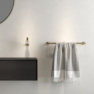 Geesa Nemox Brushed Gold 916507-07-45 wandhanddoekhouder 45cm goud geborsteld