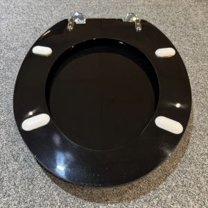 Sphinx Atlantic S8H5A000220 OLW-25 toiletzitting met deksel zwart (OUTLET)