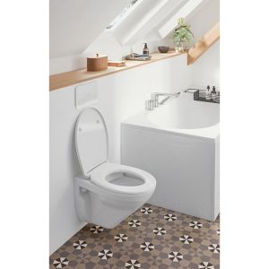 Villeroy en Boch O.Novo 8M43S101 toiletzitting met deksel wit