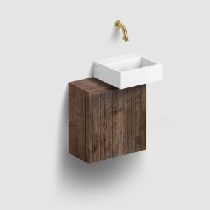 Clou Verti CL07106603664 bovenblad, t.b.v. fonteinonderkast, donker eiken