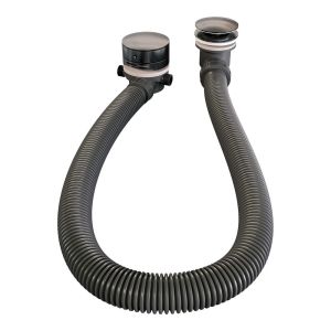 Brauer Edition 5-GM-209 thermostatische inbouw badkraan met drukknoppen SET 04 gunmetal geborsteld PVD