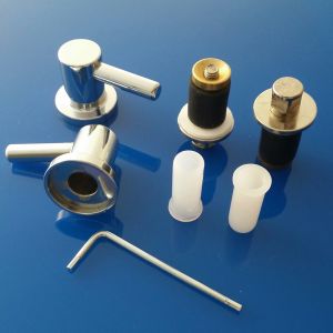 Geberit 598130000 set van 2 scharnieren voor toiletzitting chroom