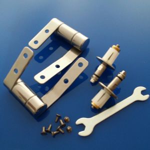 Geberit 598181000 set van 2 scharnieren voor toiletzitting chroom