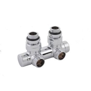 Herz S326611 H3000 design onderblok haaks G3/4" 2-pijps verchroomd (OUTLET)