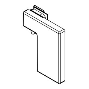 HSK K2 - K2P E88312-UL-41 glashouder onder links, chroom